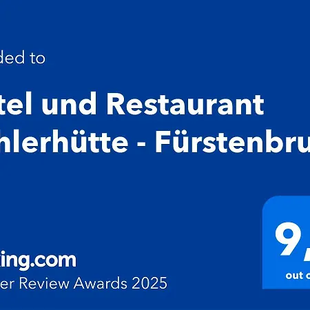 Szálloda Und Restaurant Koehlerhuette - Fuerstenbrunn Beierfeld